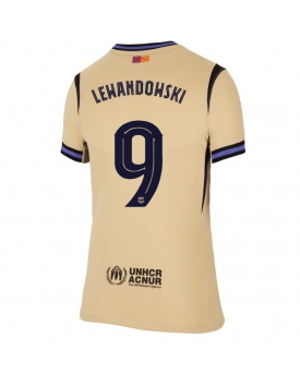 Billige Fotballdrakt Barcelona Robert Lewandowski #9 Replika Bortedrakt Dame 2025-26 Kortermet Billige Fotballdrakt Barcelona Robert Lewandowski #9 Replika Bortedrakt Dame 2025-26 Kortermet